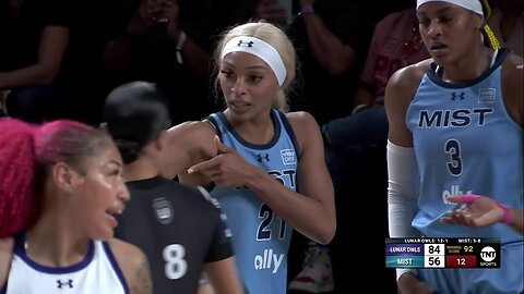 🤐 DiJonai EJECTED after DOUBLE TECHNICALS with Shakira Austin | Unrivaled Women's Basketball