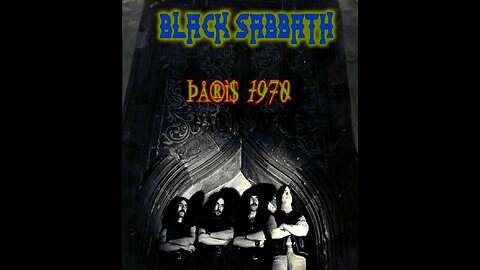 Black Sabbath Live in Paris 1970 (Full Show)