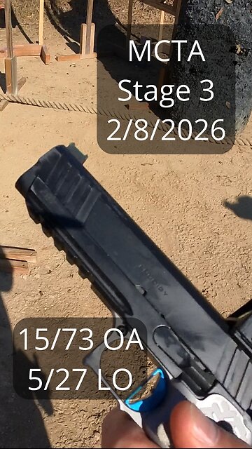 MCTA USPSA 🏆 Stage 3 - 15th Overall