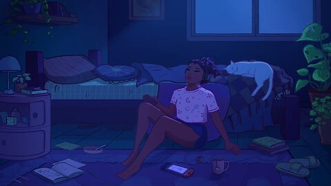 sleepless nights 💤 relaxing lofi beats for late night focus & chill