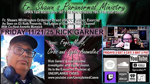 "RICK GARNER" Producer of Unexplained Cases