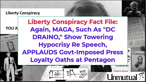 Liberty Fact File: Hypocrite MAGA DC Draino Applaud Hegseth-Pentagram Loyalty Oath