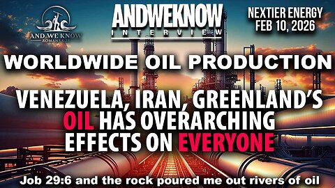 2.10.26: LT w/ Oil POWER PLAYERS discuss Venezuela, Iran, Greenland, World Petroleum Business, PRAY