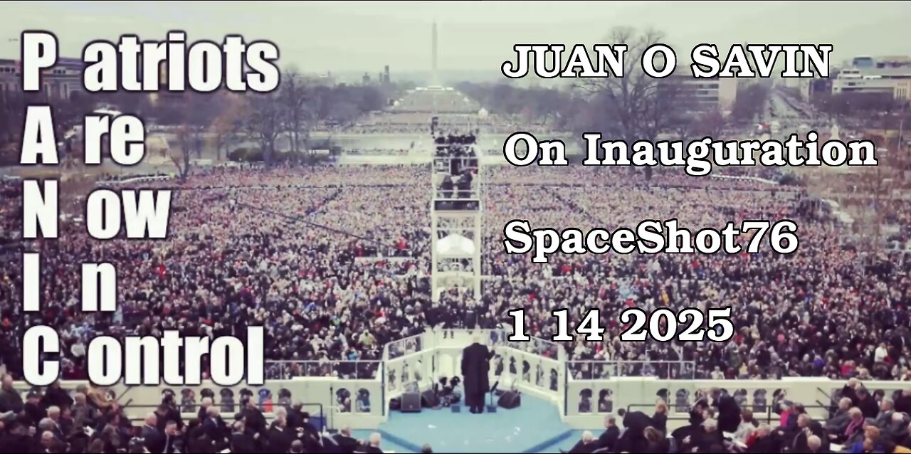JUAN O SAVIN- On INAUGURATION 1 20 2025 CAPITOL ROTUNDA- SpaceShot76 1 14 2025