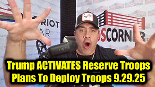 David Nino Rodriguez SHOCKING 9.29.25 - Trump ACTIVATES Reserve Troops, Plans To Deploy Troops