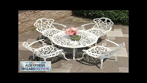 Outdoor Cast Aluminum Tables And Chairs Courtyard Garden Hotel Urniture Terrace Combination Review