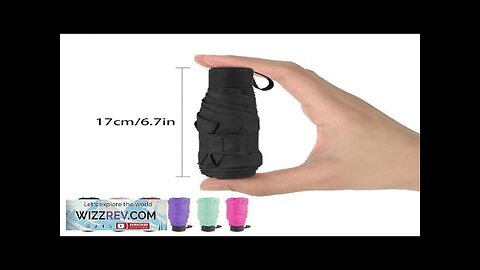 Ultralight Mini Pocket Women's Small Windproof Folding Umbrella Travel Compact Rain Men's Review