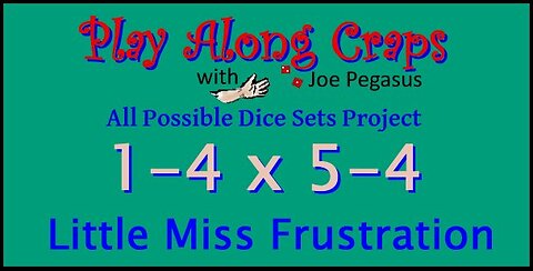 1-4 x 5-4 Dice Set On Hard Table