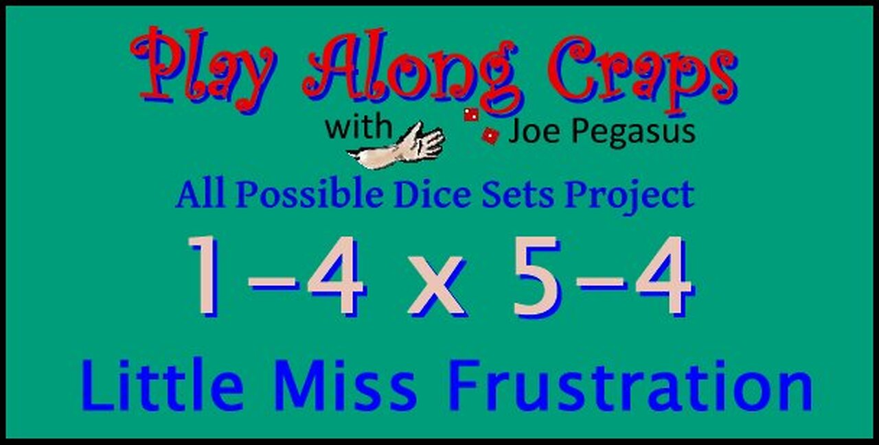 1-4 x 5-4 Dice Set On Hard Table