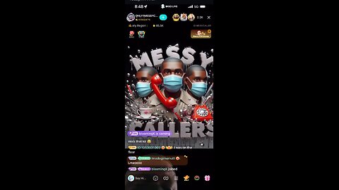 MESSYCALLER AND TRINA B CHIT CHATS ABOUT CHYNA504 BIGO LIVE