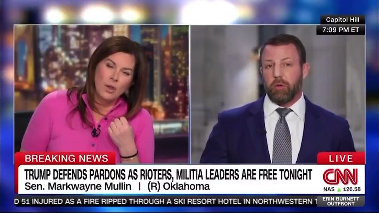 Sen Mullin: Joe Biden commuted 37 brutal death row sentences. Cover both stories.