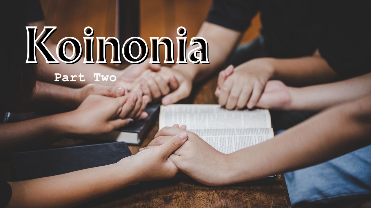Throwback Tuesday - Koinonia part 2