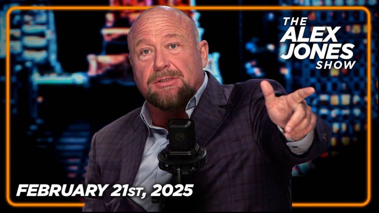 THE ALEX JONES SHOW - 2/21/2025: FRIDAY DOGE UPDATES: Trump Admin Demolishing Deep State Systems In Realtime As DOGE Uncovers Massive Criminal Bureaucratic Network Operating A Parallel Government! Plus, WH Privately Advises Zelensky To FLEE To France Befo