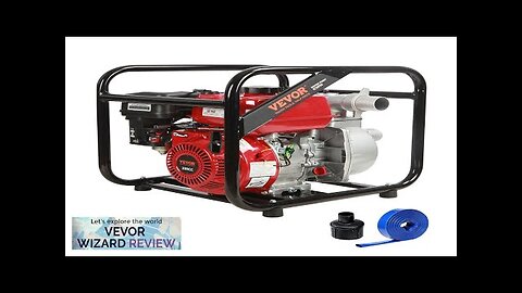 VEVOR Gasoline Engine Water Pump 2-inch 7HP 142 GPM 148ft Lift 22ft Review