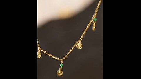 Gold plated necklace