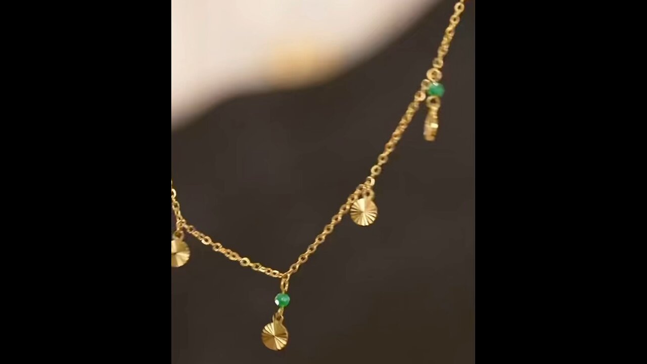 Gold plated necklace