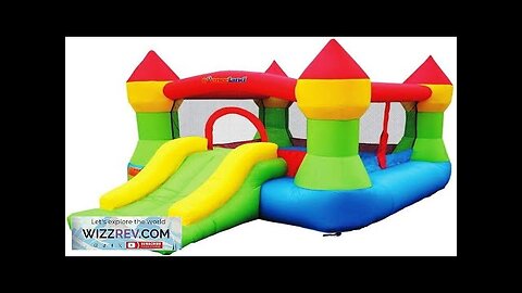 Bounceland Bounce House Castle with Basketball Hoop Inflatable Bouncer Fun Slide Safe Review