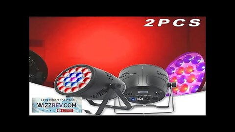 2PCS 19x15w LED RGBW Wall Washing Zoom Strobe Effect Circle Control Dj Review