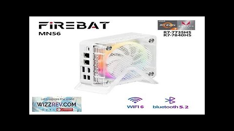 FIREBAT MN56 MINIPC AMD R7-7735HS 7840HS 6600H 7940HS Mini Pc Gamer Colorful Review