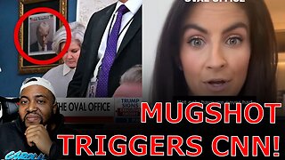 CNN Anchor TRIGGERED Over President Trump Posting MUG SHOT In White House Oval Office Doorway!