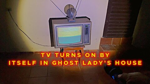 Alone in one of the most haunted places! TV turns on by itself in front of my eyes!