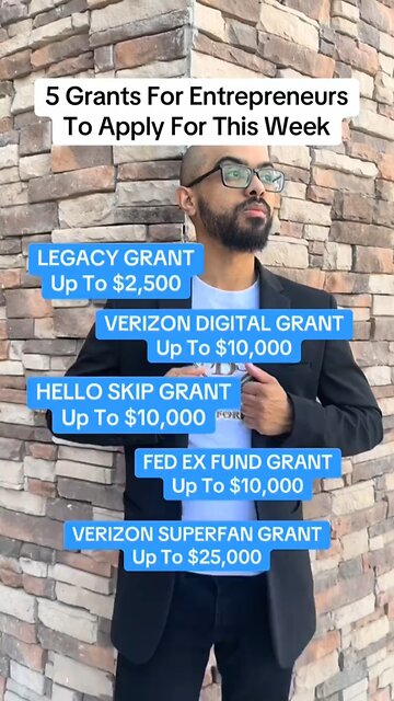 5 Grants You Can Apply For This Week