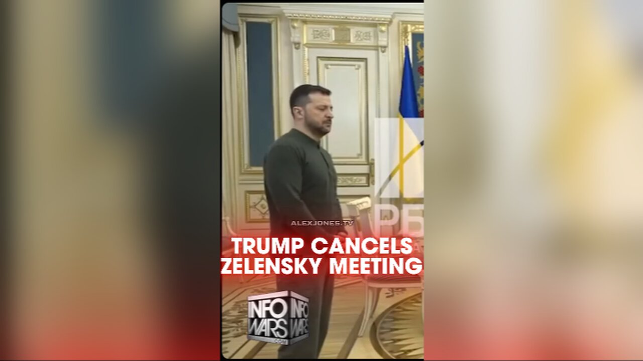 Alex Jones: Zelensky's Drug Addiction Causes Trump Team To Cancel Meeting - 2/20/25