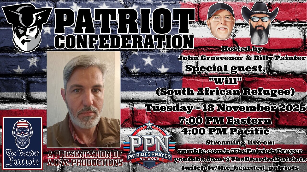 Patriot Confederation - "Will" Interview (November 18, 2025)