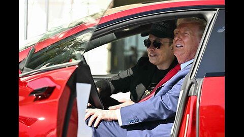 TRUMP TRIES TESLA: President takes the driver’s seat in support of Musk