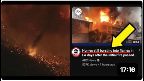 Fire tornadoes & homes exploding! Nothing to see here it's just man made ORDER OUT OF CHAOS!