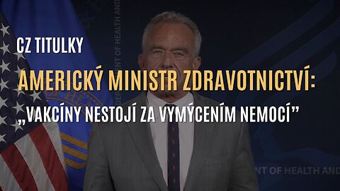 Robert F. Kennedy: „Za vymýcením nemocí NESTOJÍ vakcíny” (CZ TITULKY)