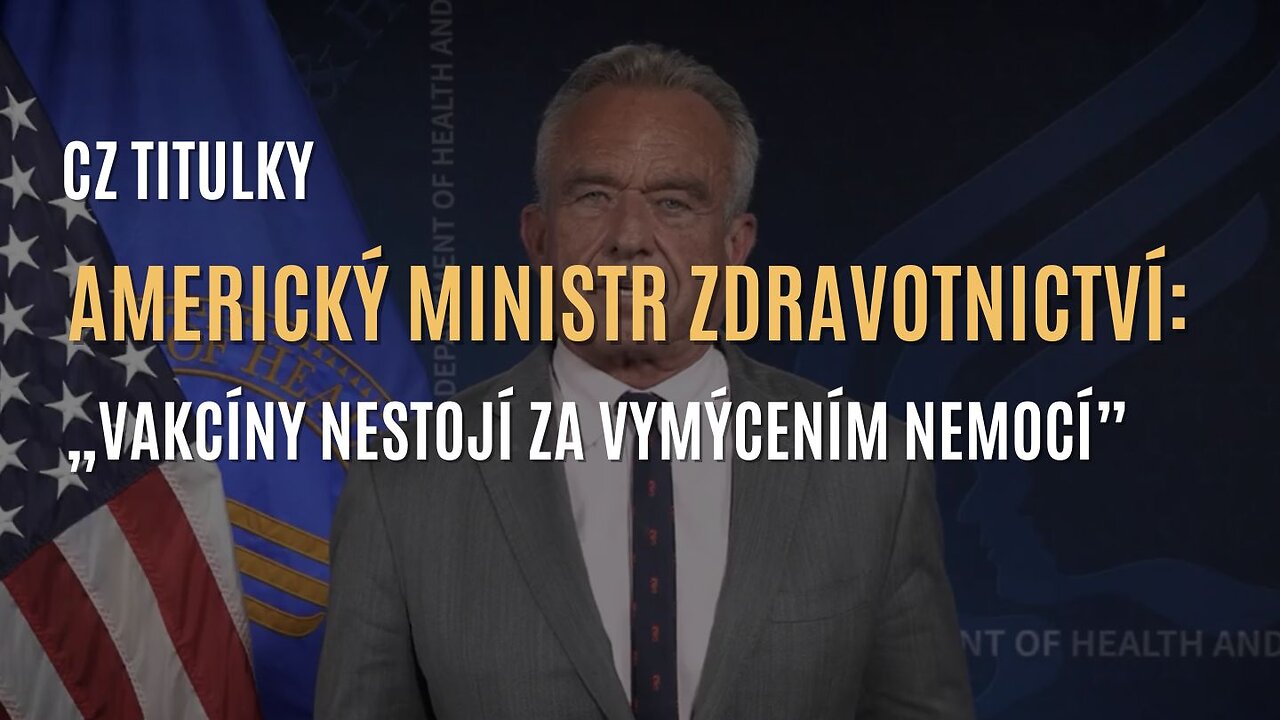 Robert F. Kennedy: „Za vymýcením nemocí NESTOJÍ vakcíny” (CZ TITULKY)