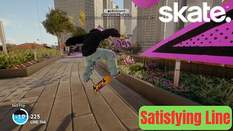 EA Skate. | Satisfying Line | San Vansterdam | 4K | #shorts
