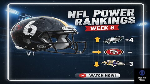 2025 NFL Week 6 Power Rankings | Who’s Rising and Who’s Falling?