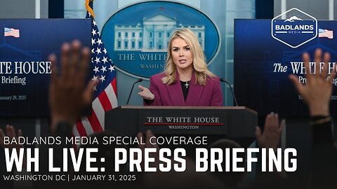 Badlands Media Special Coverage: White House Press Briefing