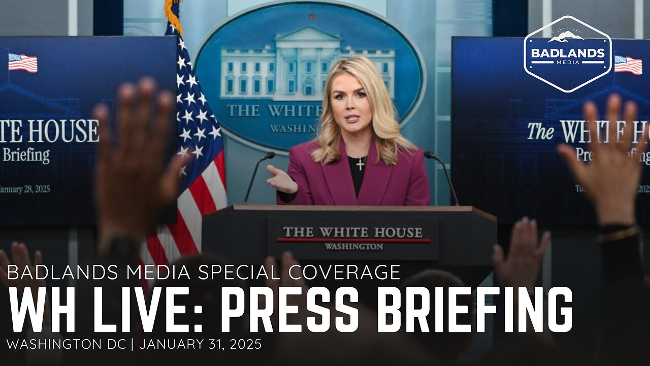 Badlands Media Special Coverage: White House Press Briefing