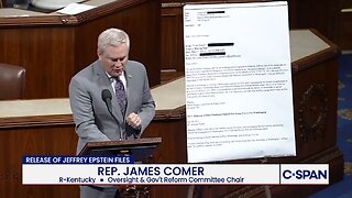 Rep. Comer CALLS OUT Hakeem Jeffries Over Epstein Email On House Floor