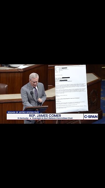 Rep. Comer CALLS OUT Hakeem Jeffries Over Epstein Email On House Floor