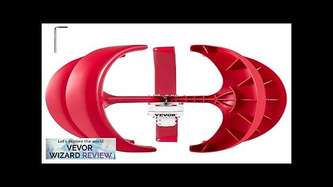 VEVOR Lantern Wind Turbine 12V/100W Vertical Turbine Generator 35" Wind Wheel Diameter Review