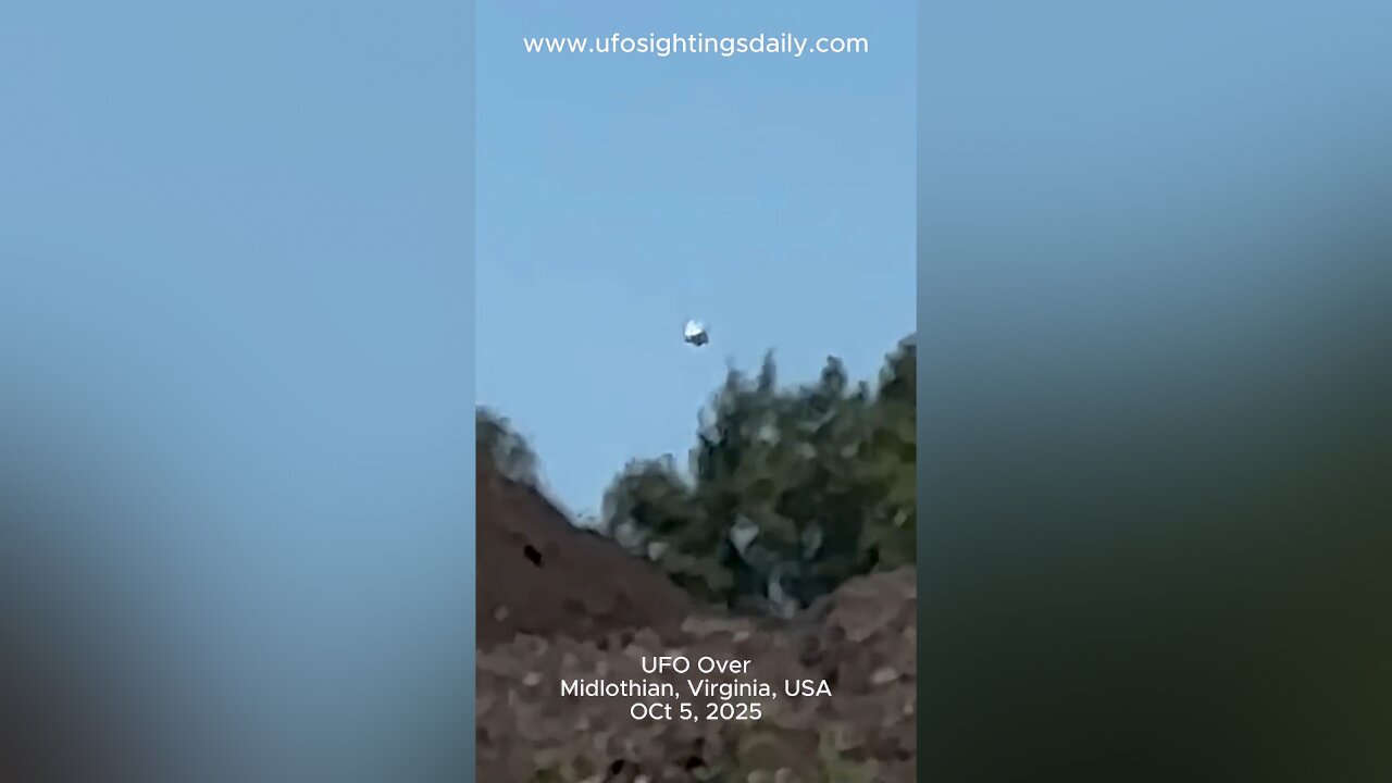 Virginia Motorist Films Mystifying UFO