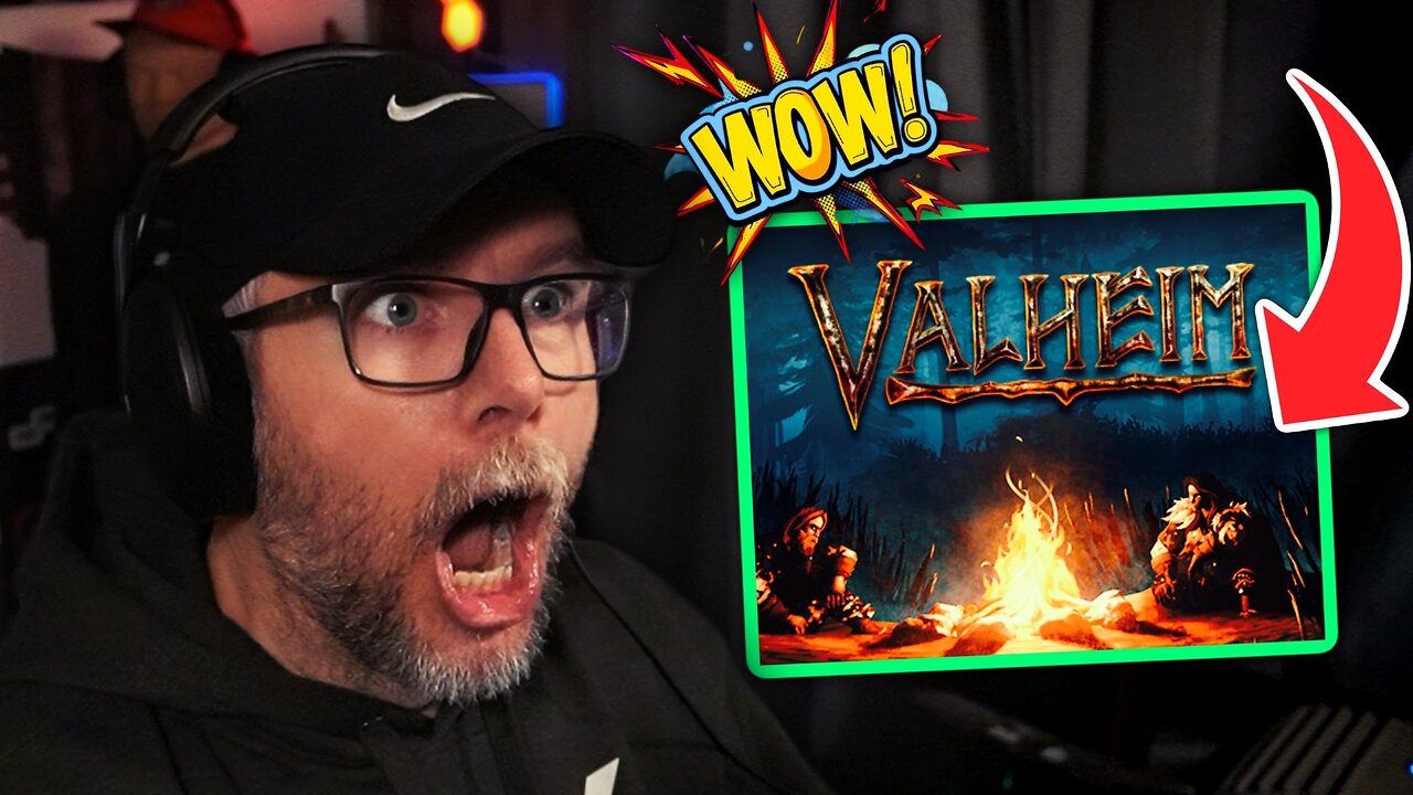 🔴LIVE - First Time Playing Valheim!