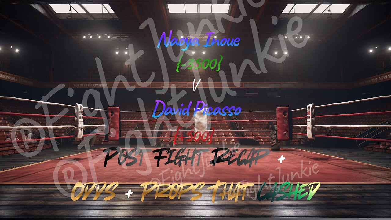 Ring V Boxing -3500 Naoya Inoue Forced To Go The Distance In Win Over David Picasso. Full Recap!