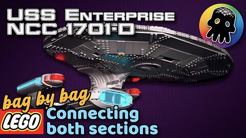 Connecting the Two Sections - LEGO Star Trek USS Enterprise Daily Review