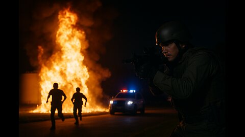 Fire Marshal Hunts Juvenile Suspects After Massive Tank Fire; Hostage Shootout Caught on Cam
