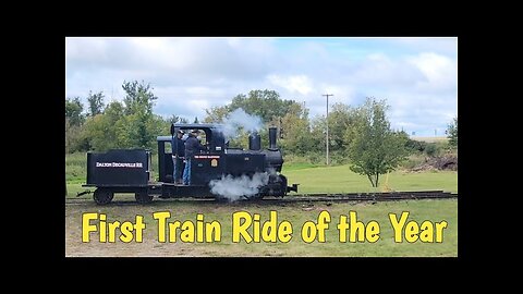 2025 Lake Region Threshing Show Breakfast and the First Train Ride of the Year
