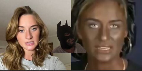Lilly Gaddis Wearing Black Face
