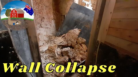 Digging out behind the wall to get the footings done. Ep61