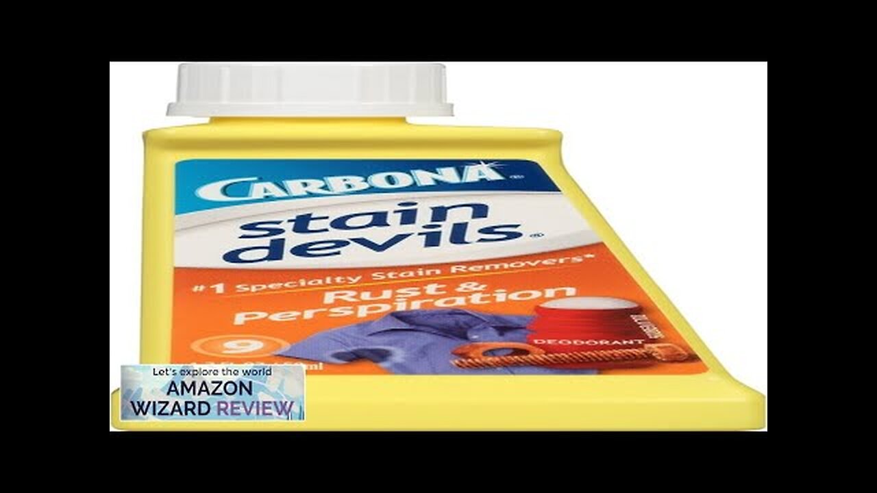 Carbona Stain Devils® #9 – Rust & Perspiration Professional Strength Laundry Review