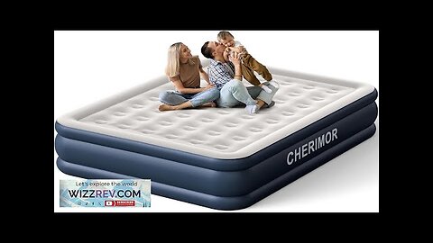 King-Size-Air-Mattress with Built-in Pump 18 inch High Luxury Thicken Durable Inflatable Review