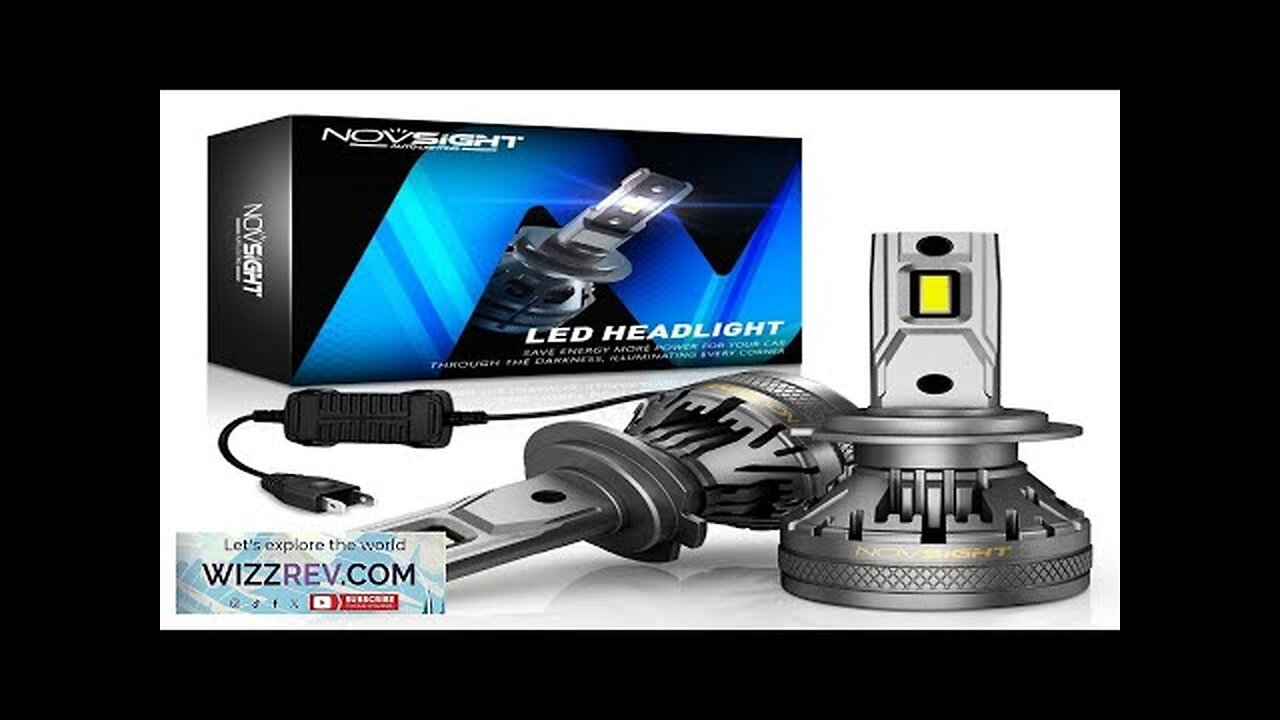 NovSight A500-N37 DC9-32V LED Headlight 22000LM LED Car Lights Bulbs 6500K High Review